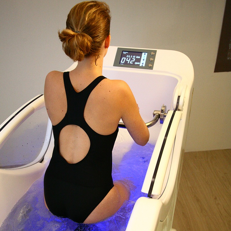 Spa bike, baignoire d’hydro modelage équipée de jets aquatiques et d’un pédalier (30min)
